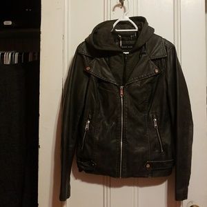 REAL black leather jacket!